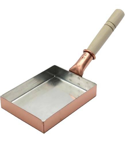 Amazon | 木屋 銅製 玉子焼鍋 135×180mm 角長型 味052 銅鍋 フライパン